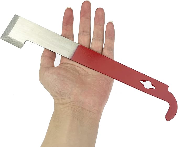 1 Pack Steel J Hook Bee Hive Tool Frame Lifter and Scraper for Beekeepers