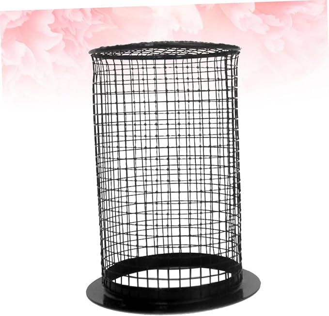ABOOFAN Round Reptile -Scald Lamp Cover Black Heating for Reptile Easy to Install Material Essential for Terrarium Safety