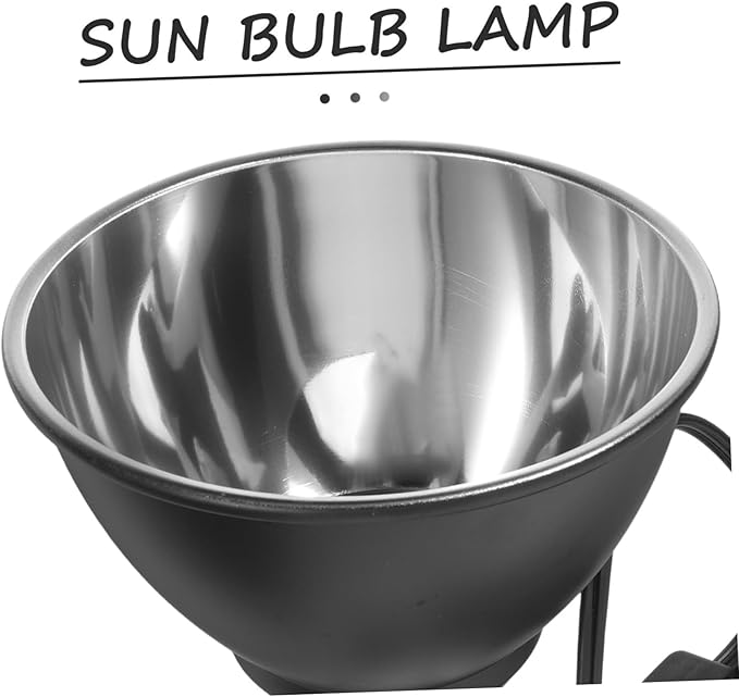 BESPORTBLE Reptile Heat Lamp Fixture with Ceramic Heat Emitter for Bearded Dragons Turtles Snakes and Lizards for Terrarium and Basking Needs