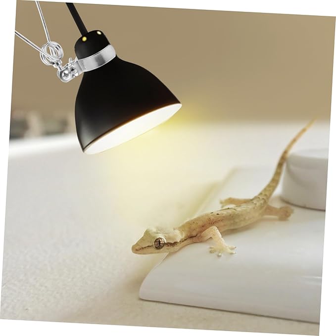 2Pcs Adjustable Reptile Light Clamp Fixture Flexible Lamp Holder for Heat Lamps Dome Support Bracket Easy Installation for Enhanced Light Coverage and Plant Growth