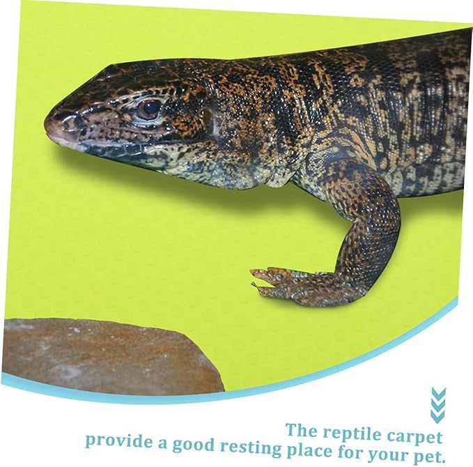 Milisten Tropical Reptile Climbing Decor Bearded Dragon Mat Eva Reptile Cage Accessories for Snake Terrarium
