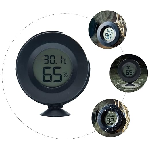 3 Pcs Reptiles Mini Monitor Indoor for Home Digital Temperature Monitor Humidity Reptile Gauge Digitathermometer Digital Humidity Meter LCD Humidity Monitor/2228
