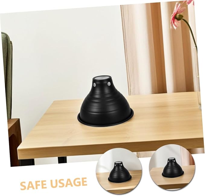 Tofficu 3pcs Reptile Heat Lamp Shade Iron Insulation Cover for Reptile Heating Lamps Reflective Design for Enhanced Brightness Easy Installation for Cages