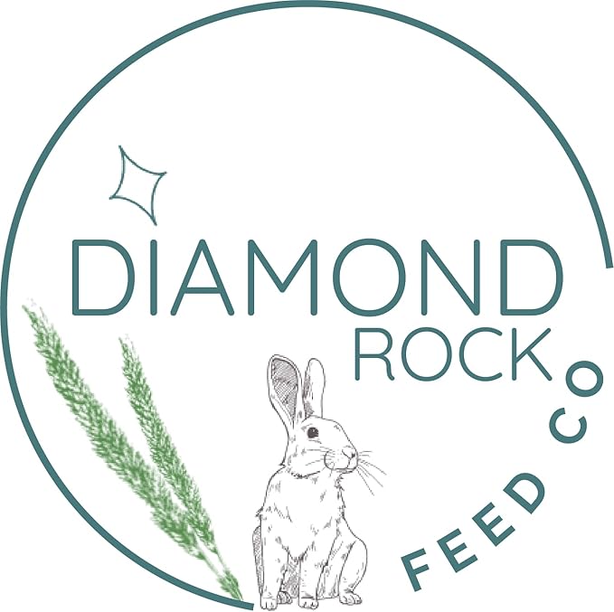 Diamond Rock Feed Timothy Hay 2nd Cutting Hay, Ideal for Rabbits, Guinea Pigs, Chinchillas, Mice, Rats and Hamsters, High Fat and Protein Content - 5 pounds