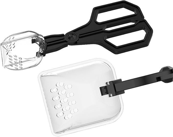 Creature Captures Tongs for Reptiles Care Feeder Pliers Clear Ergonomic Tool Gentle Feeding Easy Terrariums Tongs