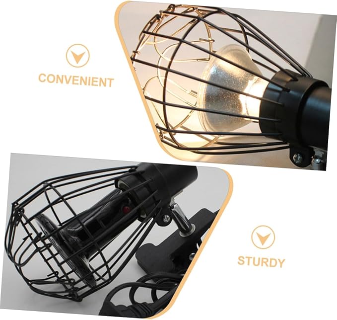 Zerodeko Heat for Reptiles Pet Cage Lampshade Reptile Box Lampshade Scald Protection