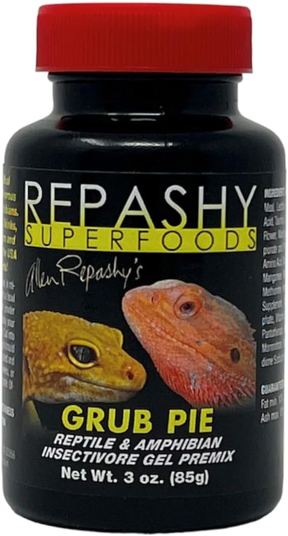 Repashy Grub Pie Insectivore (Reptile Diet Gel Premix) (3 oz Jar)