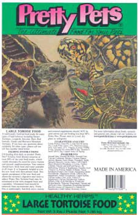 Large Tortoise Food 3 lbs - Pack of 2