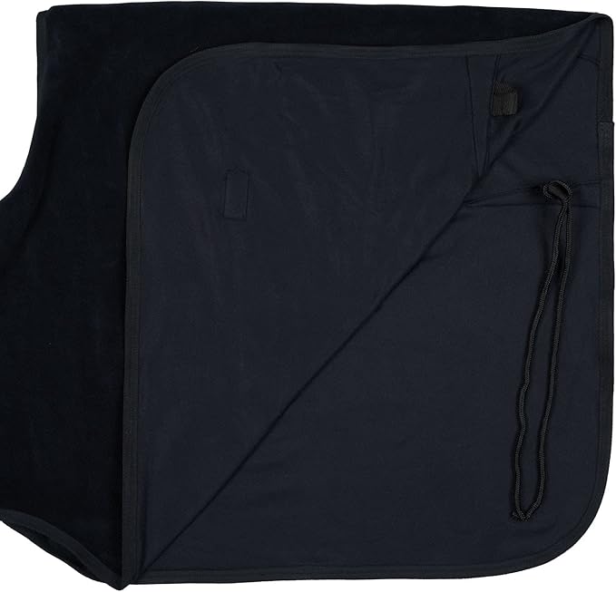 HORZE Marquess Fleece Riding Blanket - Dark Navy - 66 in