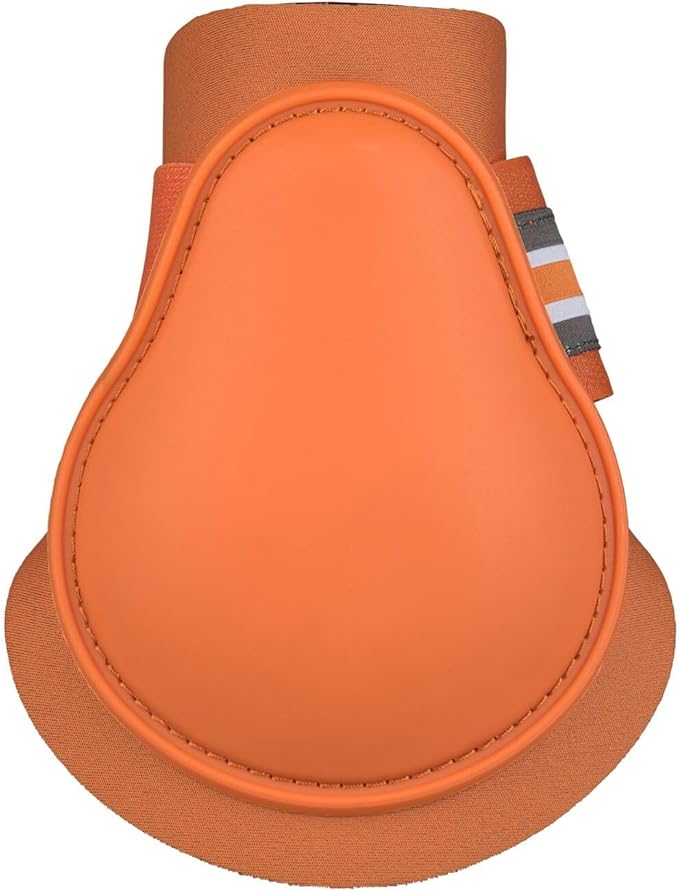 HORZE Adepto Fetlock Boots - Coral Gold - Pony