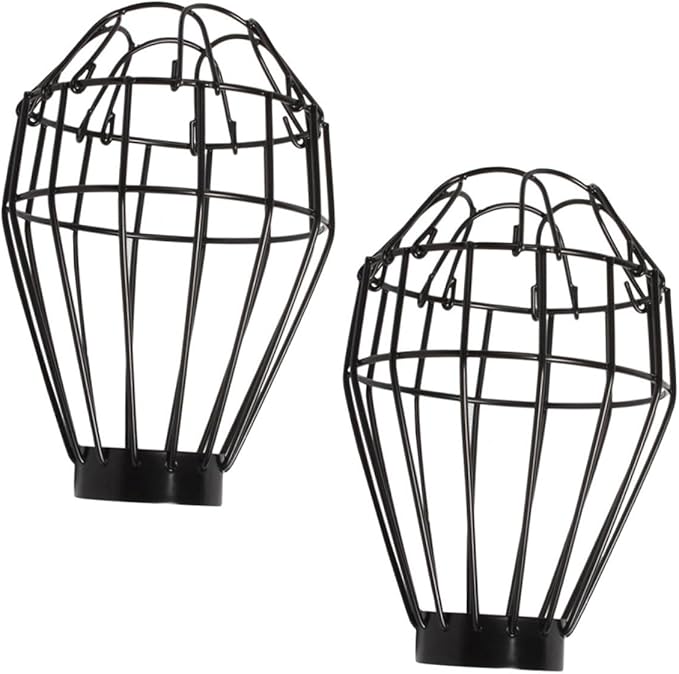 OUNONA 3sets 2pcs Box Reptile Lamp Guard Heat Lamp Protector Compact and Bulb Cover for Reptile Box Easy to Replace and Install 2pcs*3