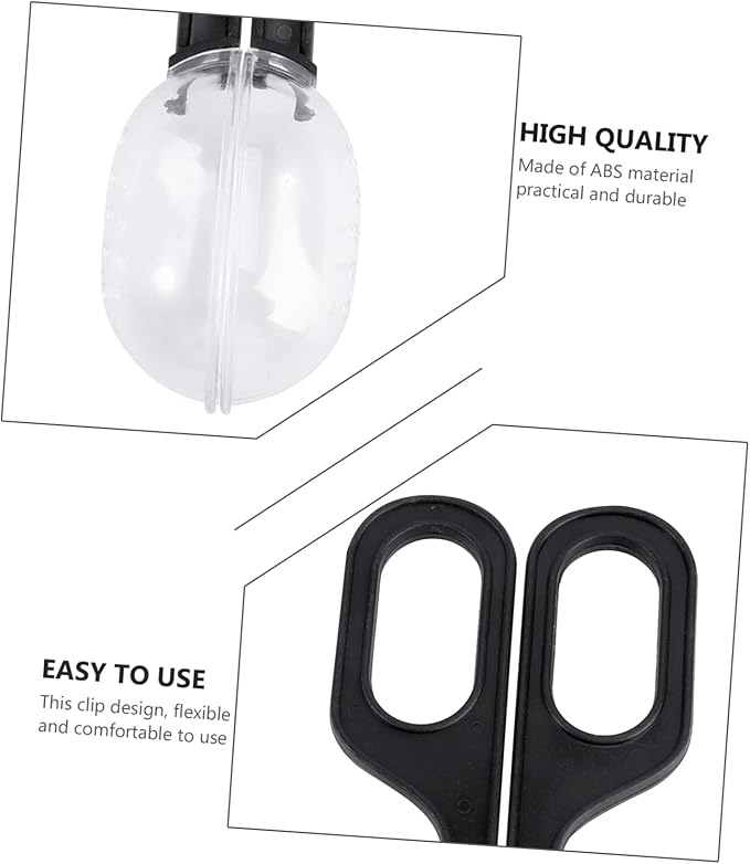 Mipcase 3pcs Reptile Feeding Clip for Crickets Locusts Plastic Scissors Handle Easy to Use