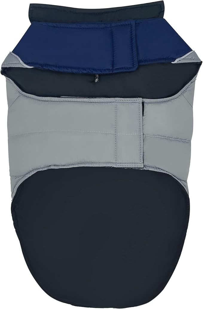 NCAA Penn State Nittany Lions Puffer Vest for Dogs & Cats, Size Small. Warm, Cozy, and Waterproof Dog Coat, for Small and Large Dogs/Cats. Best NCAA Licensed PET Warming Sports Jacket