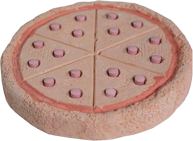 Penn-Plax Tweet Eats: Pizza Tweets – Nutritious and Tasty Mineral Chew – Safe for All Birds – Keeps Beaks Trim and Conditioned – 1 Piece (Pack of 4)