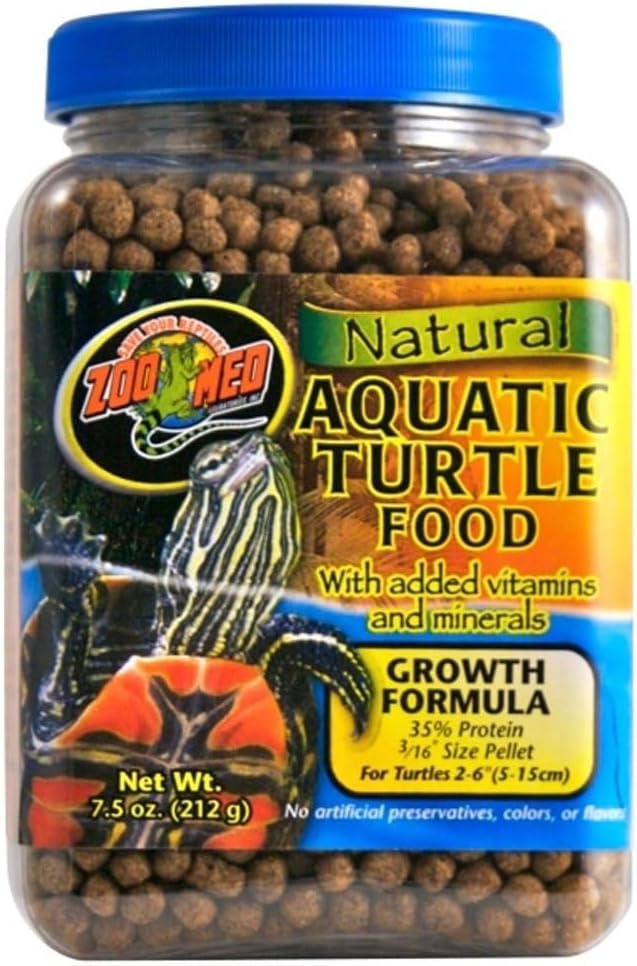 Zoo Med Aquatic Turtle Food Growth Formula 7.5 oz.