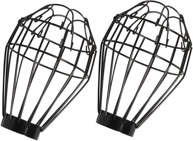 10pcs Scald Lamp Shade for Reptiles Heat Lamp Protector Dome Shaped Reptile Lighting Cover Safe and Practical Design for Terrarium Use