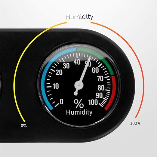 Terrariums Hygrometer Hygrothermograph Terrariums Temperature Humidity Gauges for Tortoises Reptiles