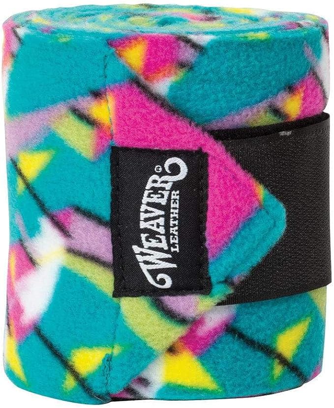 Weaver Leather Patterned Polo Leg Wraps Leopard