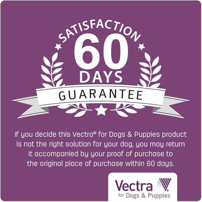 Vectra® for Dogs & Puppies Flea Treatment & Prevention for Medium Dogs (21-55 lbs.) 6-Month Supply