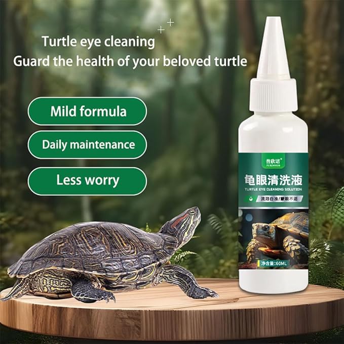 60ML Turtle Eyes Care Solution-Natural Formula for All Turtle Species