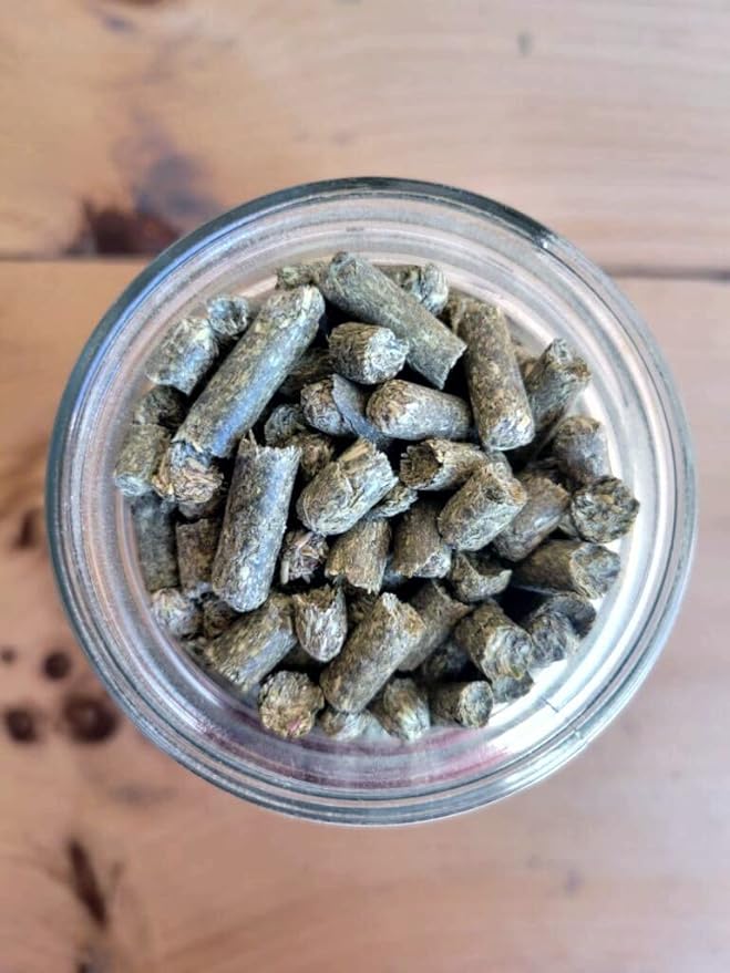 Stampede Premium Timothy Grass Pellets – Natural, High‑Fiber Feed, Low‑Dust, – 40 lb Bulk Bag for Rabbits, Guinea Pigs, Chinchillas, Goats, Horses & More