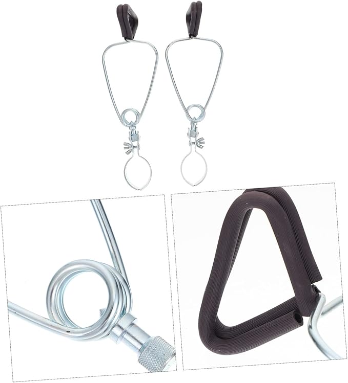 Abaodam 2Pcs Reptile Lampshade Clips Metal Fixing Clips for Lampshades Easy to Install Clean for Climbing Pets and Reptile Lighting