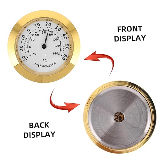 LIOOBO 2Pcs Mini Temperature and Humidity Monitor Accurate Indoor Hygrometer for Guitar Cases Reptile Terrariums Kitchen and Greenhouse Use High Precision Sensor for Real