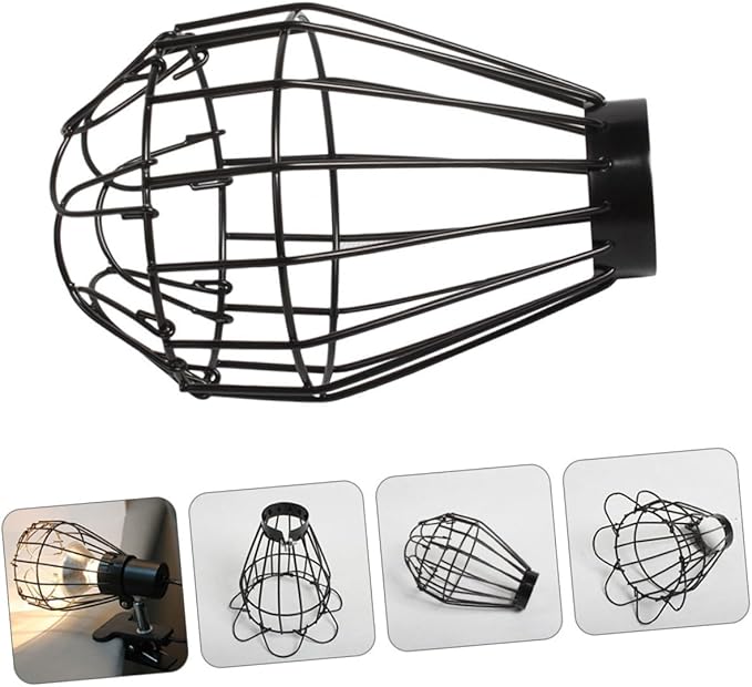 MAGICLULU 4pcs Reptile Heating Lamp Protective Covers Scald Lampshade for Reptile Box Safe and Lightweight Design Compatible Heating Sources for Snakes Lizards and Other Pets