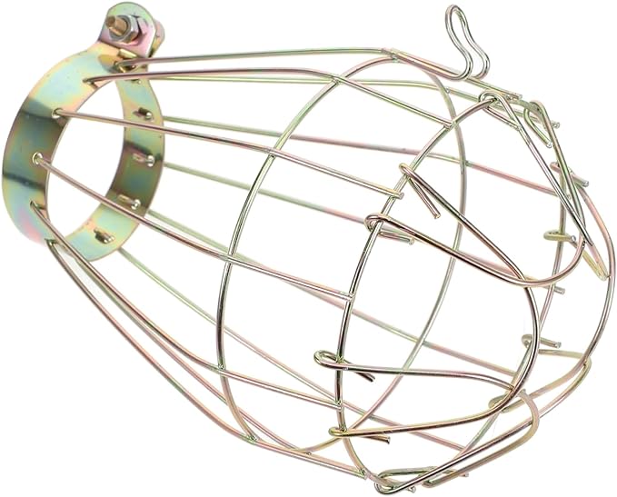 BESPORTBLE 5pcs Box Reptile Lampshade Shell Heat Lamp Shade Clamp Scalding Mesh Cover Easy Install Pet-friendly