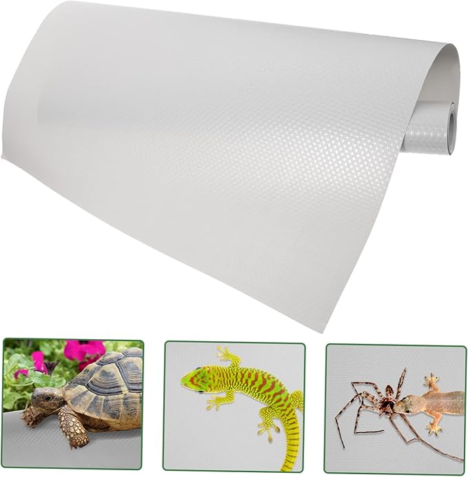 Reptile Carpet for Leopard Gecko Lizard Snake Turtle Natural Terrarium Bedding Substrate Easy to Clean 1-Piece Mat