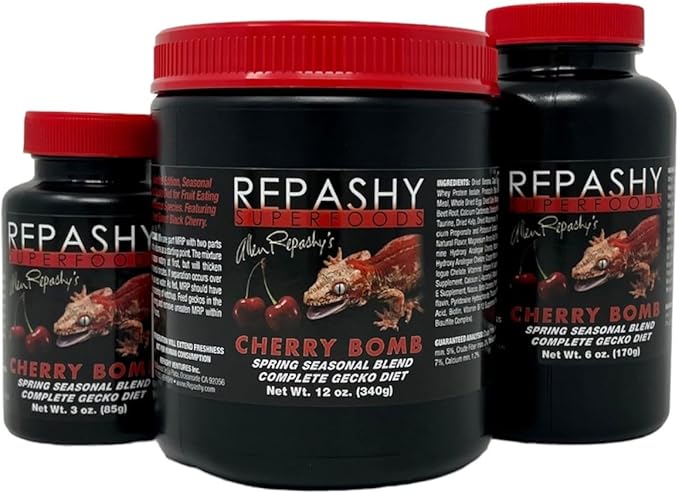 Repashy Crested Gecko Diet - Cherry Bomb (6 Oz Jar)