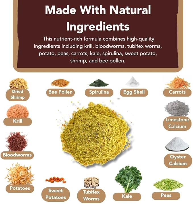 Isopod Super Food Blend Premium Nutrient-Rich Diet with Natural Protein and Calcium