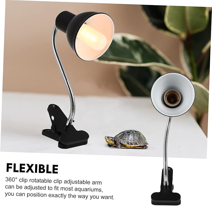 Tortoise Sunburn Light Shade Reptile Heating Lamp for Turtles Lizards and Animals Installation Compatible