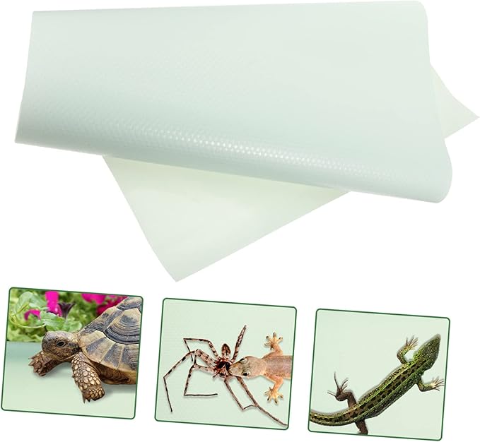 TOYANDONA Reptile Carpet Mat for Durable Substrate Bedding for Leopard Gecko Bearded Dragon Snake Lizard Tortoise Easy to Install