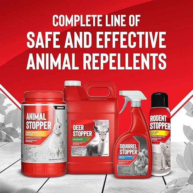 Reptile Stopper, Granular Animal Repellent, All Natural, Effective All Year Round, Safe for People and Pets, No Harsh Chemicals, Ready to Use, Snake & Reptile Repellent - 25 lb. Bulk