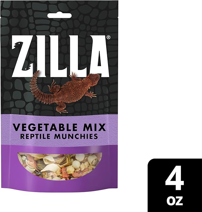 Zilla Reptile Food Munchies Vegetable Mix, 4-Ounce