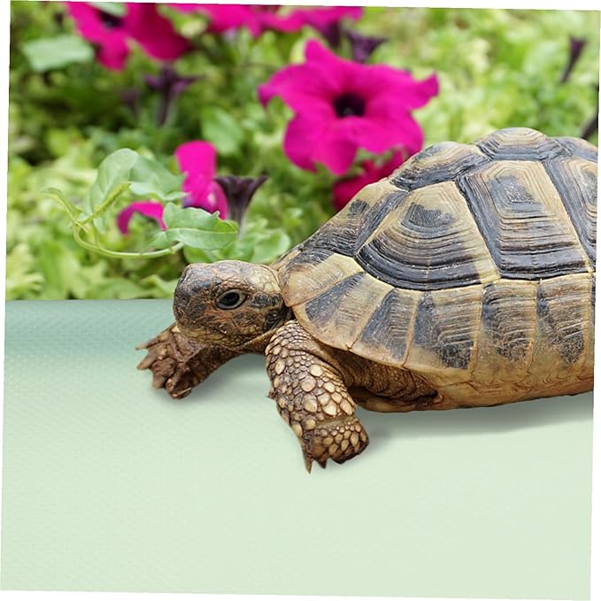 Soft EVA Reptile Carpet Mat Non-Slip Terrarium Bedding for Bearded Dragon Gecko Snake Tortoise Tank Accessories Fit Flooring Pad for Reptile Cage Protection