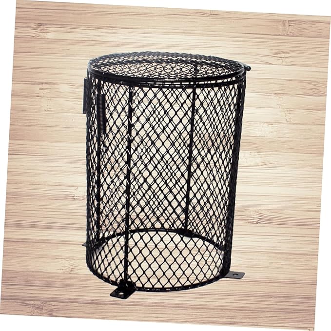 Totority Scalding Lampshade for Reptiles Reptile Light Heater Guard Pet Care Lampshade Sturdy Material Heat Lamp Shade for Enclosure