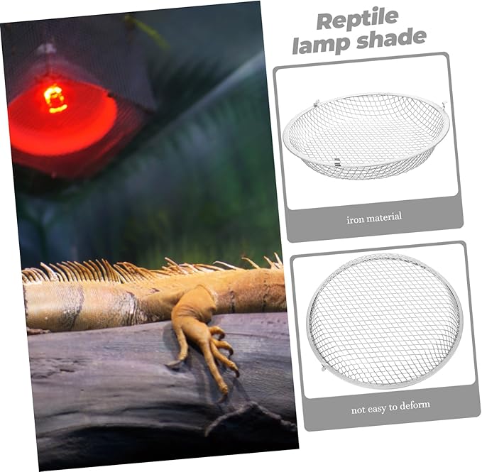 Reptile Heat Lamp Cover Scald Lampshade for Reptile Box Design Easy Installation for Your Pets