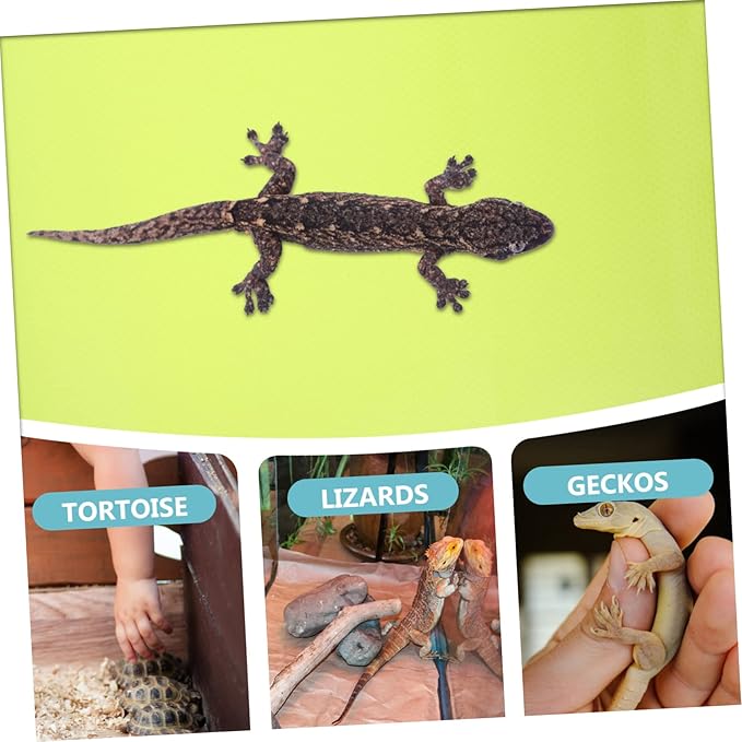 KESYOO Reptile Carpet for Bearded Dragon Snake Lizard Terrarium Bedding Mat Non-Toxic Easy to Clean 4ft x 2ft Size for Reptile Tanks and Enclosures
