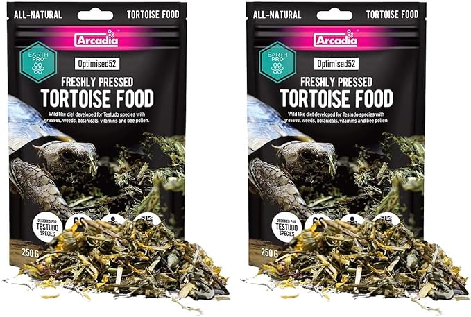 Arcadia Optimised52 Tortoise Diet 250G (Pack of 2)