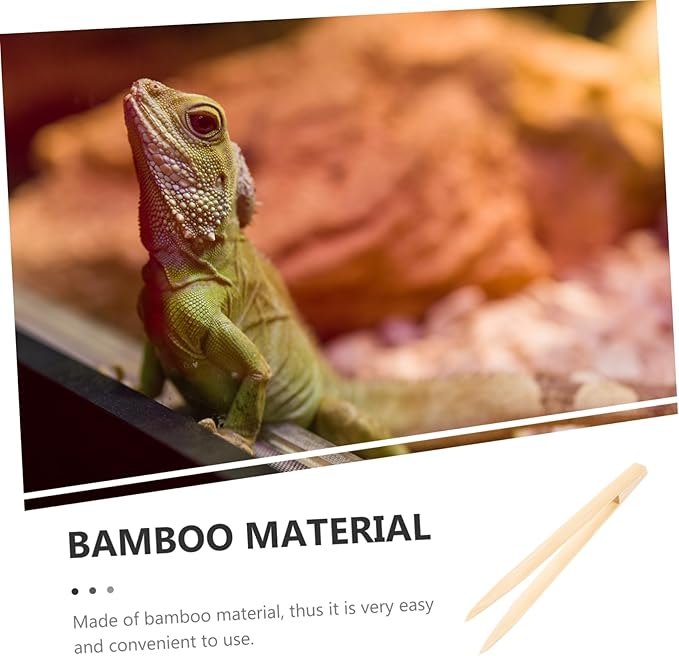 Lizard Feeding Tool Tweezers for Reptiles Safe Feeding Tool for Turtles and Geckos Flexible Design Smooth Prevents Injury to Pets