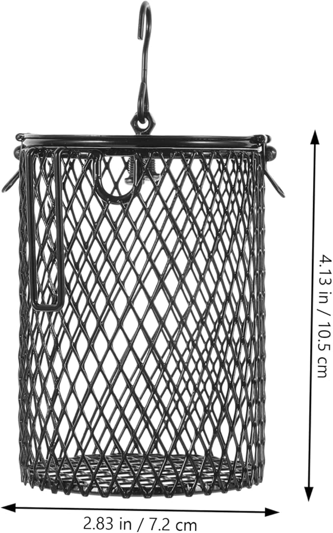 Lamp Mesh Cover for Reptile Heating Light Insulation Lampshade for Turtle Lizard and Cages Design to Prevent Burns and Pet Safety