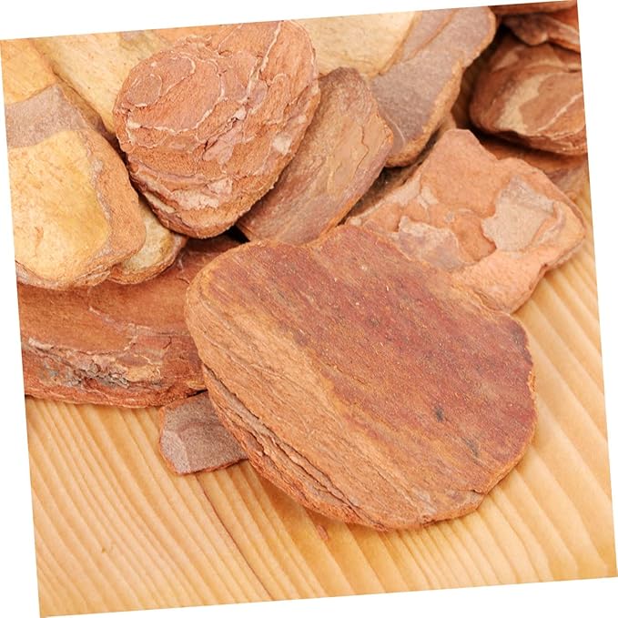Yardwe 1pack Natural Pine Bark Cushion for Reptile Terrarium Decor for Snakes Lizards and Chameleons and Substrate for Crawlers