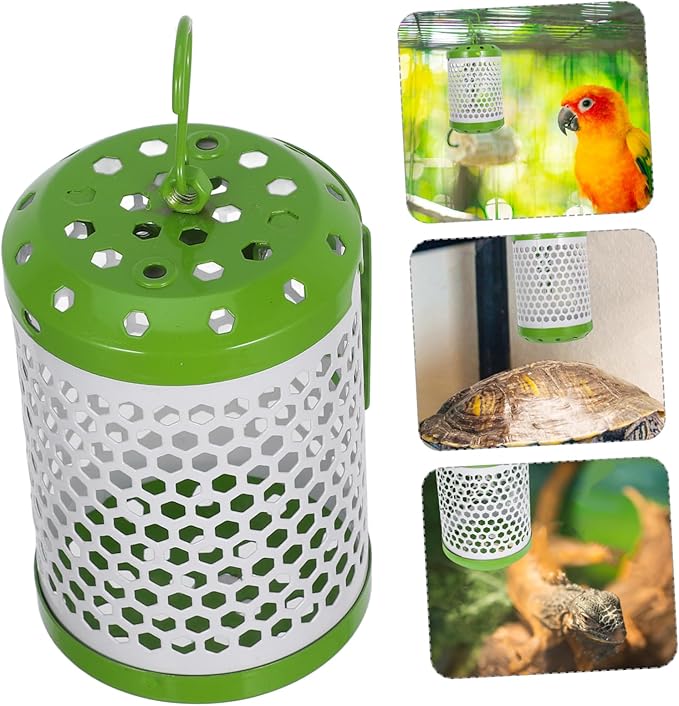 Toddmomy Adjustable Reptile Heat Lamp Guard Safety Cover for Heat Emitters Antiscald Design for Reptiles Birds Easy Installation Versatile Compatibility Optimal Distribution