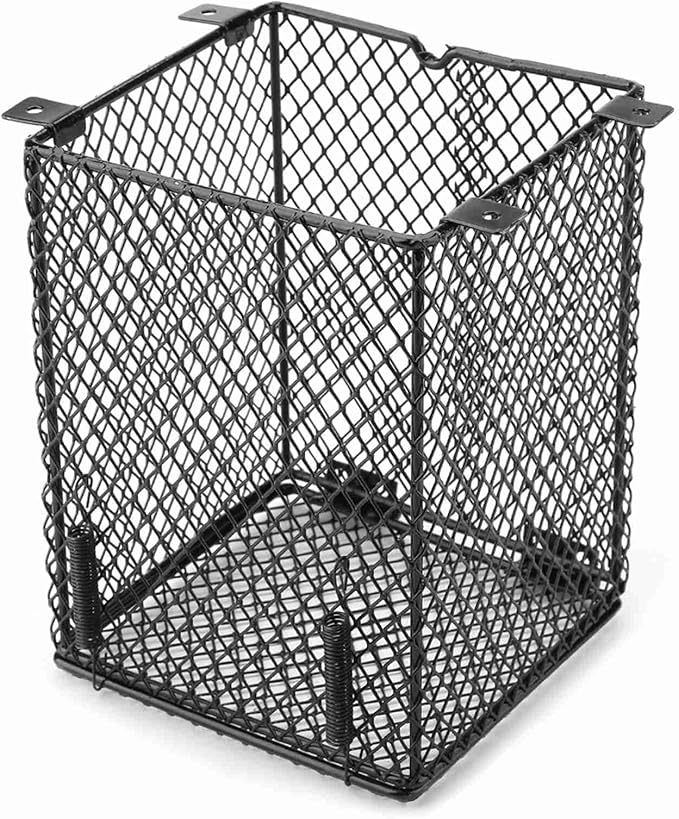Reptile AntiScald Lampshade, Metal Reptile Cover Reptile Heating Bulb Guard for Day Lights/Reptile Lamps/Heating Lamp Ect Pet Lampshade (Quadrate)