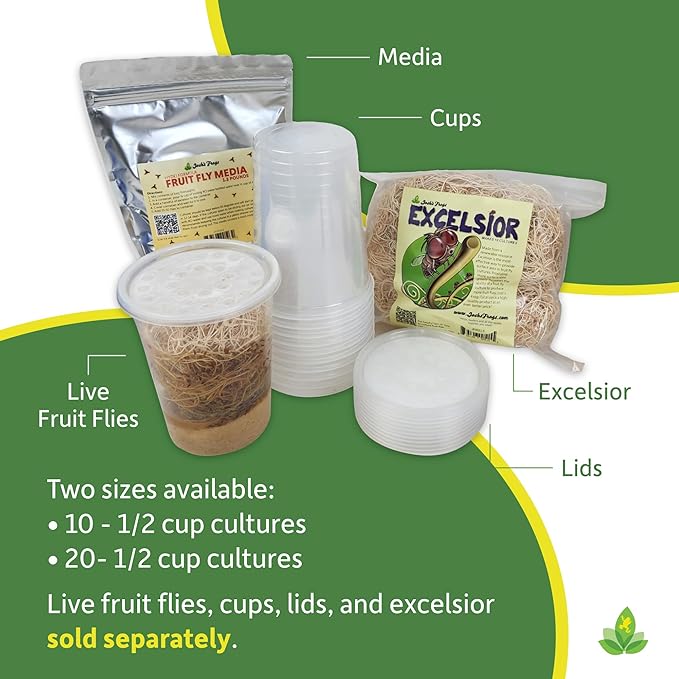 Josh's Frogs The Best HYDEI Fruit Fly Food Media (1.5 lbs/1.35 Quarts - Makes 10 Fruit Fly Cultures)