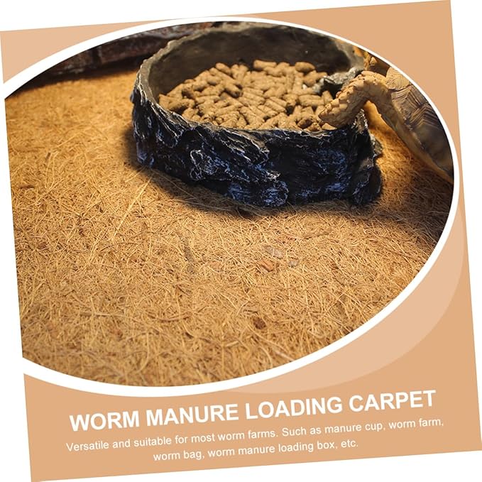 WOONEKY Bedding Carpet Liner for Reptiles Snakes Turtles and Lizards Washable and Reusable Substrate Cushion for Terrarium Environments