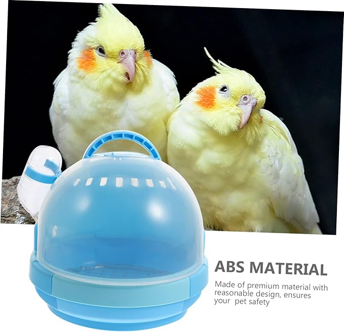 UPKOCH 2PCS Handheld Parrot Carrier Cage Portable Bird Travel Cage Insulated Design for Budgies and Small Birds Lightweight Carrier Comfortable Handle