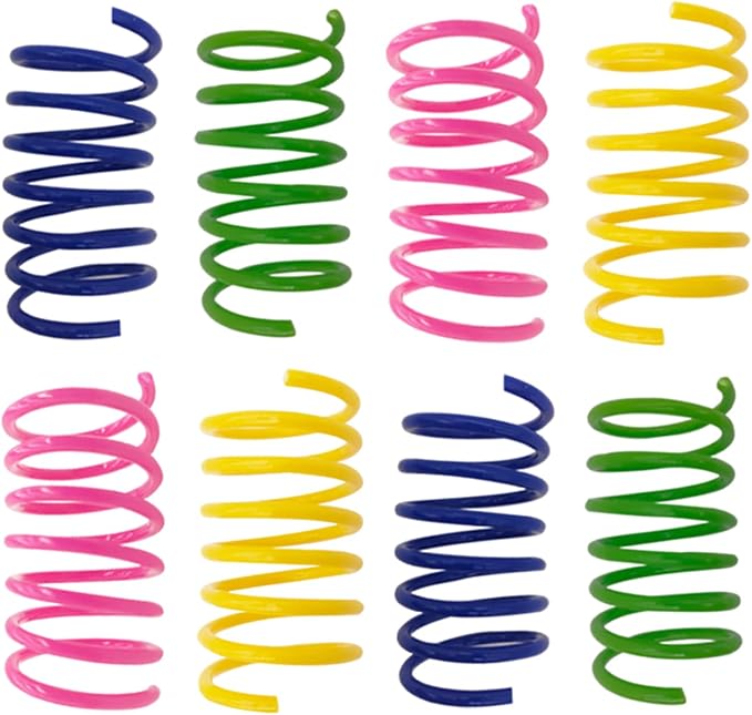 Cat Toys for Indoor Cats, 90 Pack Interactive Cat Spring Toys - Image 8